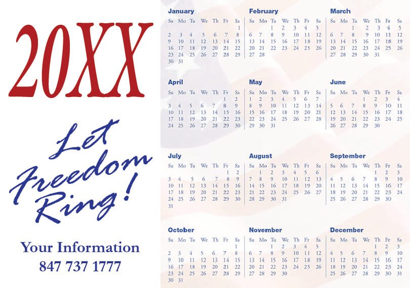 CALENDAR POSTCARD MARKETING