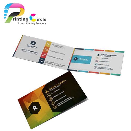 Folded Business Card Template from www.printingcircle.com