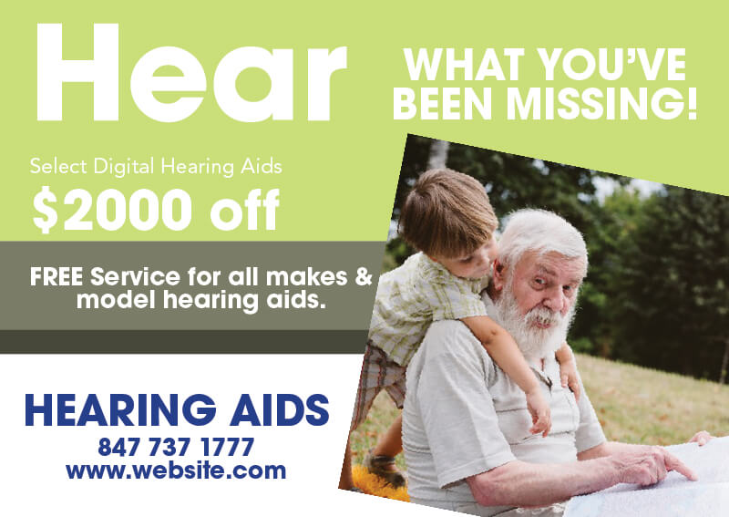 Hearing Aids Postcard